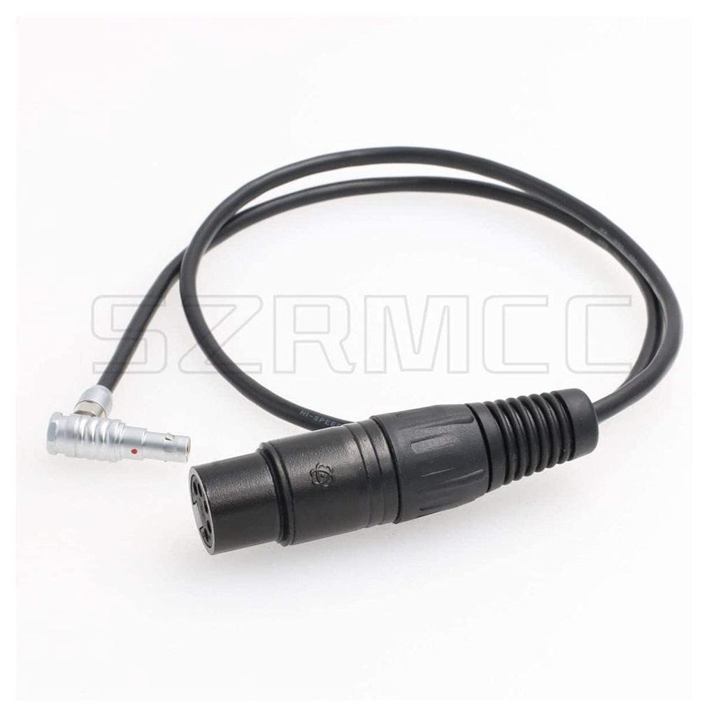 SZRMCC XLR Female to Right Angle 00BArri Audio Input Cable for Alexa Mini and ZCAME2 Cameras Angle 5-Pin 5-Pin (Right 60cm)