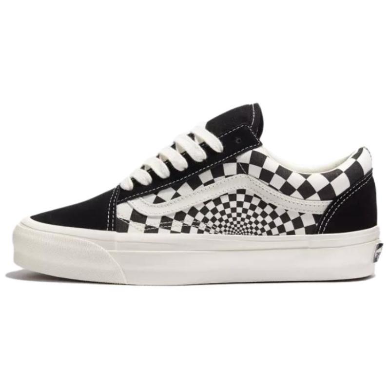 Vans Кеды Old Skool 'Radial Checkerboard Black Marshmallow' VN000CY2T5O