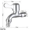 Huangchao Outdoor Wall-Mounted Washing Machine Faucet
