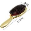 Oval Shape Hair Brush PS Hairdressing Massage Comb Boar Bristle Paddle Hair Brush  Hairdressing
