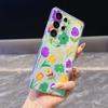 Яркий Цветочный Рисунок Чехол для Телефона для Samsung Galaxy S26 S25 S24 S23 S22 S21 S20 FE Plus Прозрачный TPU Защитный Чехол