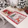 European Style Heat-Resistant Place Red Flowers Placemats Christmas Placemats Insulation Mat
