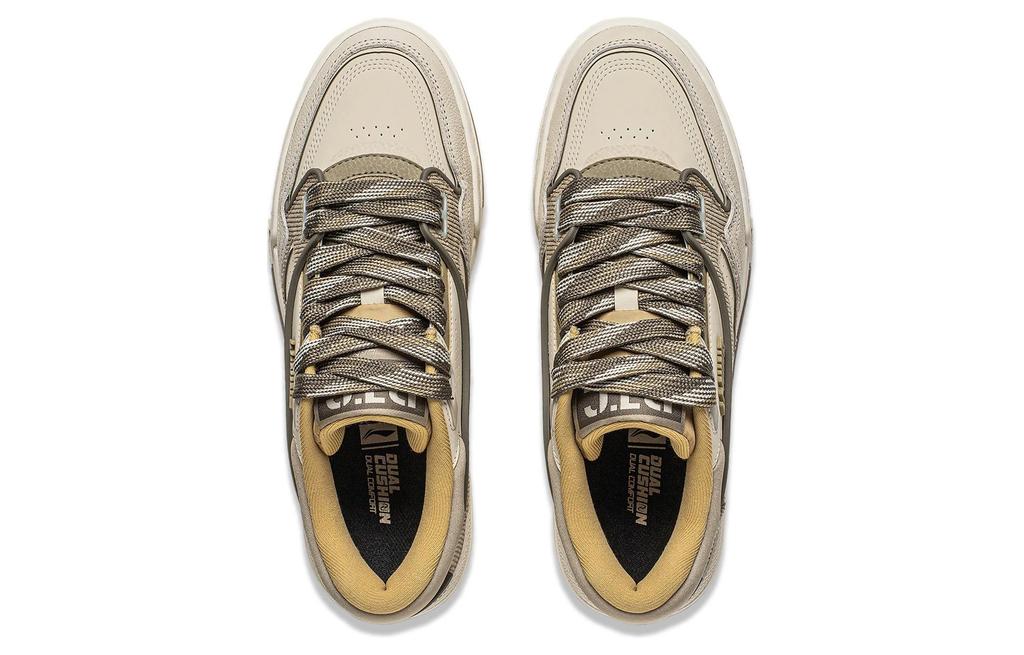 Li Ning 001 BTC Скейтбордические кроссовки мужские низкие земляные тона AGCU031-1