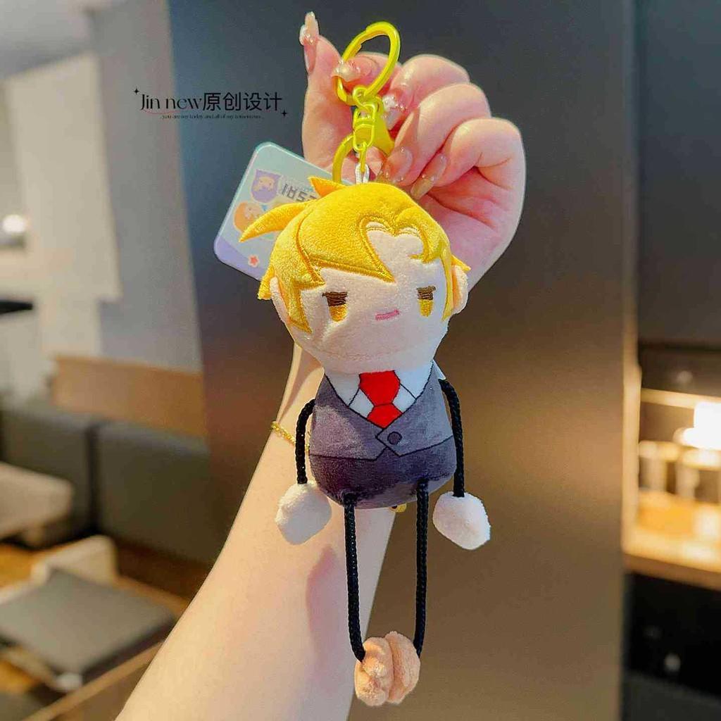 Плюшевый брелок с мультяшными персонажами, подвеска-мягкая кукла, украшение для рюкзака, подарок