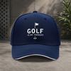 GolfThemed Adjustable Baseball Cap for Unisex  Women  Lightweight Duckbill Hat with Toggle Closure Hand Washable