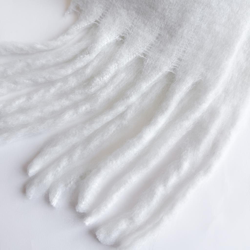 Elegant Design Scarf Imitation Cashmere Soft Warm Fringe Shawl Autumn Winter Coldproof Windproof Blanket Scarf