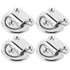 4PCS ZWS3217‑8 8mm 316 Stainless Steel D Ring Buckle Excellent Performance Yacht Accessory