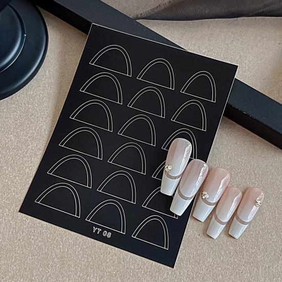 Yousheng 3/6/7/8/9/10 Sheets Nail Art Sticker Self-adhesive Halloween Christmas Butterfly Love Heart Women Fake Nail Decoration Decal