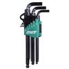PWT Inch Size Hex Wrench and Hex Key Wrench Set, 9 Pieces, JBHM9BK