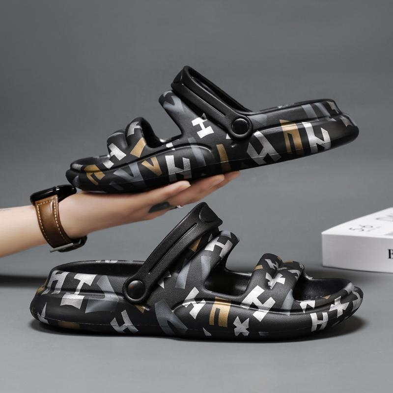 Мода Мужская и женская мода повседневная удобная мягкая подошва тапочки пляжная обувь сандалии больших размеров мужские и женские тапочки