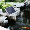 10W Solar Fountain Pump with Large Solar Panel 3 Nozzles Max. Water Height 100cm for Bird Bath Fish