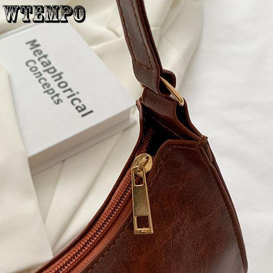 Niche Design Retro Versatile Armpit Baguette Bag Female Senior Sense of Temperament Shoulder Bag