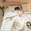 Premium Plush Blanket Luxurious And Thick For Bed Sofa Or Office Winter Naps