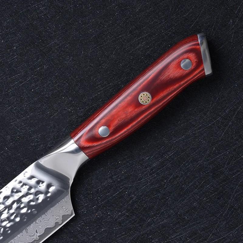 67-слойный дамасский шеф-нож, японский нож для суши, кухонный топорик, нож для нарезки мяса и рыбы, кухонный нож