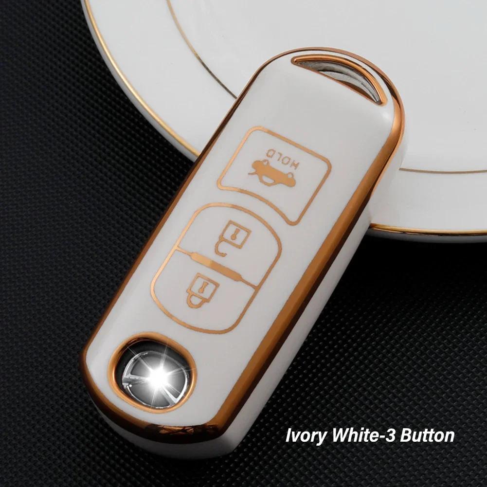 New Tpu Car Remote Key Case Cover For Mazda 2 3 6 Atenza Axela Demio CX-5 CX5 CX-3 CX7 CX-9 2015 2016 2017 2018 2019 Accessories