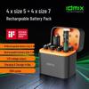2a08 pro 8-slot charger with 4x aa & 4x aaa batteries