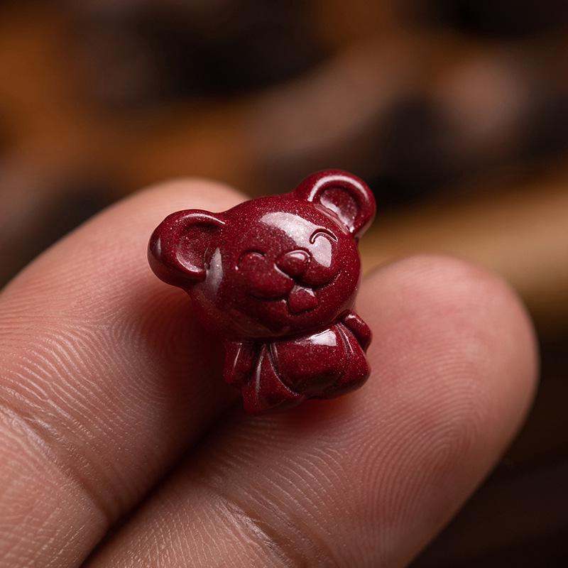 Красная киноварь Зодиак Мультяшные DIY аксессуары
