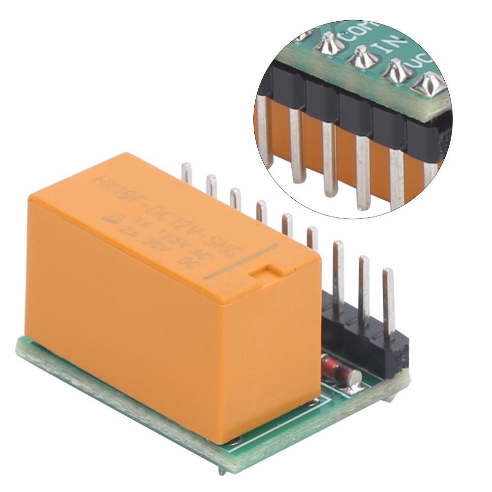 DR21A01 Двухполюсный двухстабильный релейный модуль DC 5V/12V DPDT DPDT Релейный модуль Сверхмалый DR21A01 Релейный модуль Управление цепью