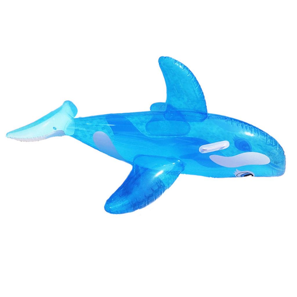 Inflatable Pool Float for Adult Cute Large Whale Shape Ride On Inflatable Swimming Pool Float for Swimming Floating