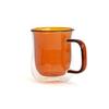 Maehata Insulates Hot and Colored Nuit Mug, Heat-Resistant Glass, Double-Walled, Cold, Thermoglass, 275ml,