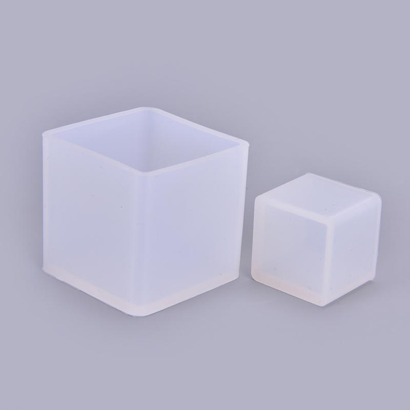 1 шт., силиконовая форма для свечей в форме куба, квадратная форма для поделок из гипса