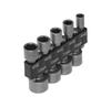 9Pcs 1/4" Hex Shank Power Nut Driver Drill Bit Metric Socket Wrench Screw 5-13mm Magnetic Nut Driver Set Socket Adapter