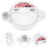 Sturdy PC Material Gate Valve Lock Integrated Design Transparent Lock Cover  Equipment Maintenance