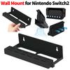 Металлический настенный кронштейн с держателями для игровых карт и подвесом для Joy-Con, держатель для консоли, набор зажимов, подставка, органайзер для хранения для Switch 2