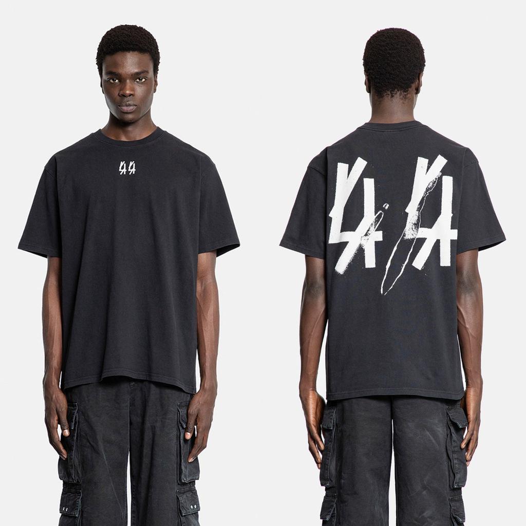 25ss 44 LABEL GROUP Футболка Европейский бренд Gemary Berlin Quarter Мужская Женская Унисекс Короткий рукав Высокое качество Уличная одежда Футболки