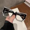 Glasses For Women Fashion Retro Cat-eye Contrasting Colors High-end High-definition Fashionable Anti-blue Light