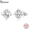 925 Sterling Silver Moissanite Stud Earrings for Women Wedding Gift Top Quality Dazzling Earrings Fine Jewelry