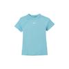Pro Dri-FIT Quick-Dry Solid Color Breathable Mesh Training Short Sleeve Raglan T-Shirt Women Tops Denim-Blue-Green White FV7843-464