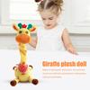 Talking Giraffe Toy Dancing Stuffed Animal Baby Plush Doll Repeats What You Say Glowing Musical Electronic Gifts for Toddlers 1-3 Years Old