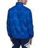 Adidas Двусторонняя футбольная куртка на молнии с принтом логотипа, мужская куртка с воротником-стойкой, синяя, красная HE8920