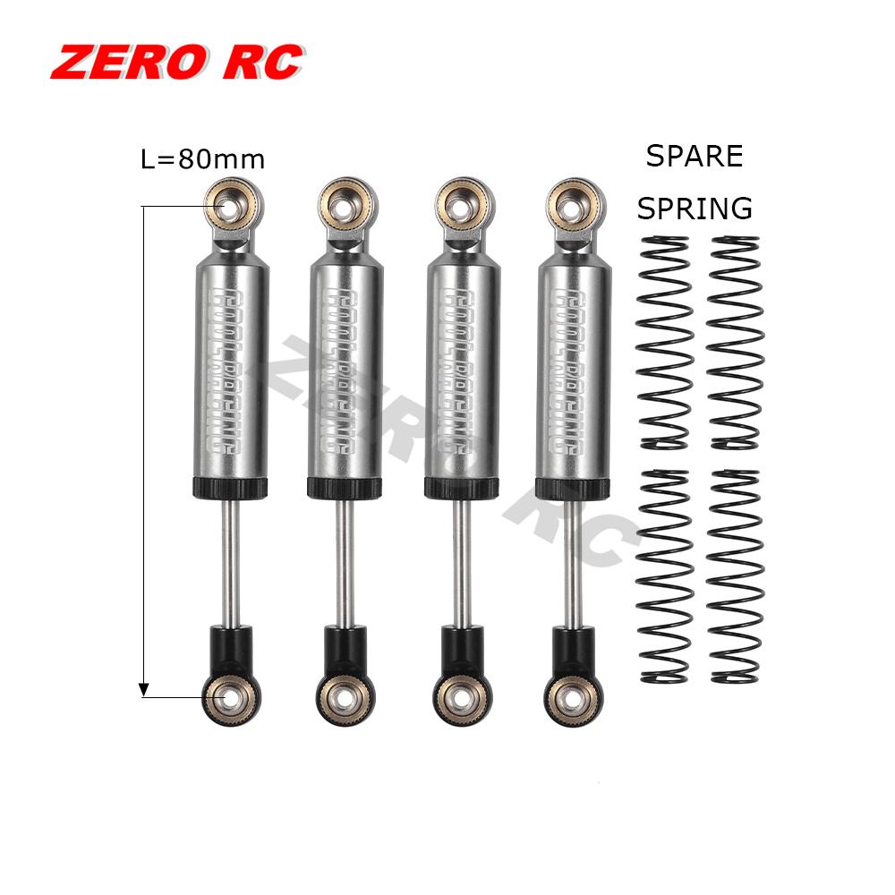 ALLOY SUSPENSION SHOCKS ABSORBER INTERNAL SPRING DAMPERS 60MM 70MM 80MM 90MM 100MM 110MM For SCX10 II D90 WRAITH TRX4 RC CAR