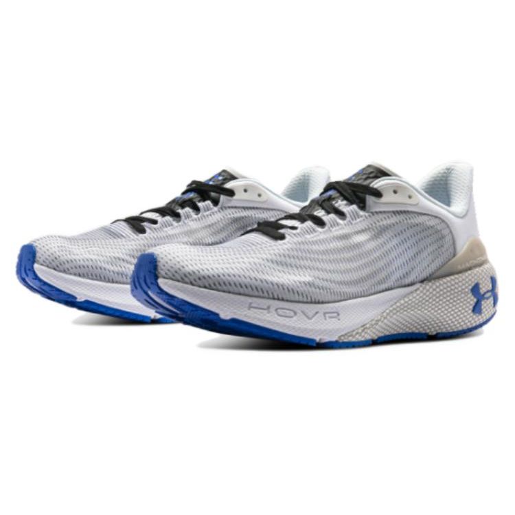 Under Armour HOVR Machina 3 Breeze Удобные повседневные кроссовки с низким верхом Женские кроссовки Бело-синие 3025892-100