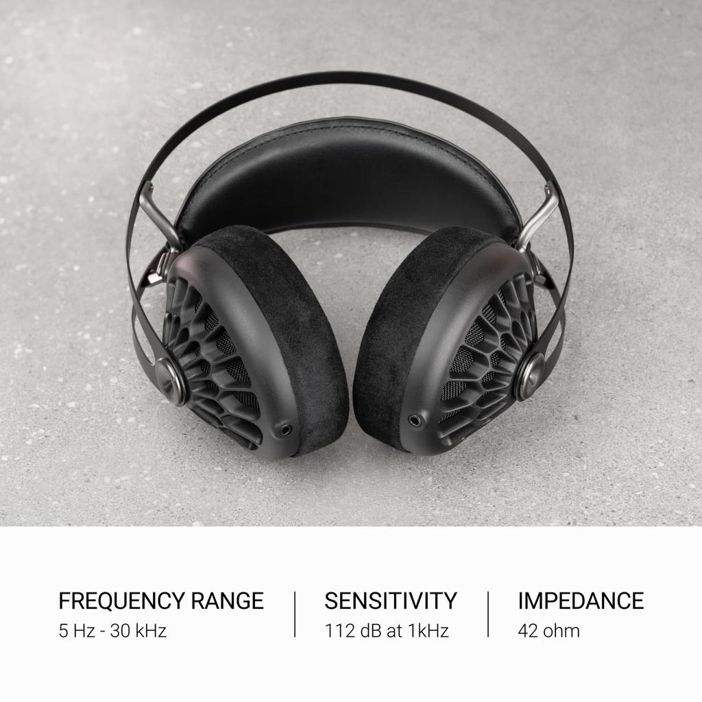 MEZE AUDIO 105 AER Проводные легкие аудиофильские наушники открытого типа с динамическим драйвером 50 мм, низким сопротивлением 42 Ом, кабелем и сумкой для переноски в комплекте