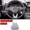 Car Metal Stickers Car Steering Wheel Emblem Badge For Mercedes Benz AMG W206 W204 W205 W212 W213 W221 W222 W223 W251 W464 GLE BD1