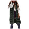 Women's Autumn And Winter Temperament Sleeveless Cardigan Mid-length Cotton Vest Vest Coat