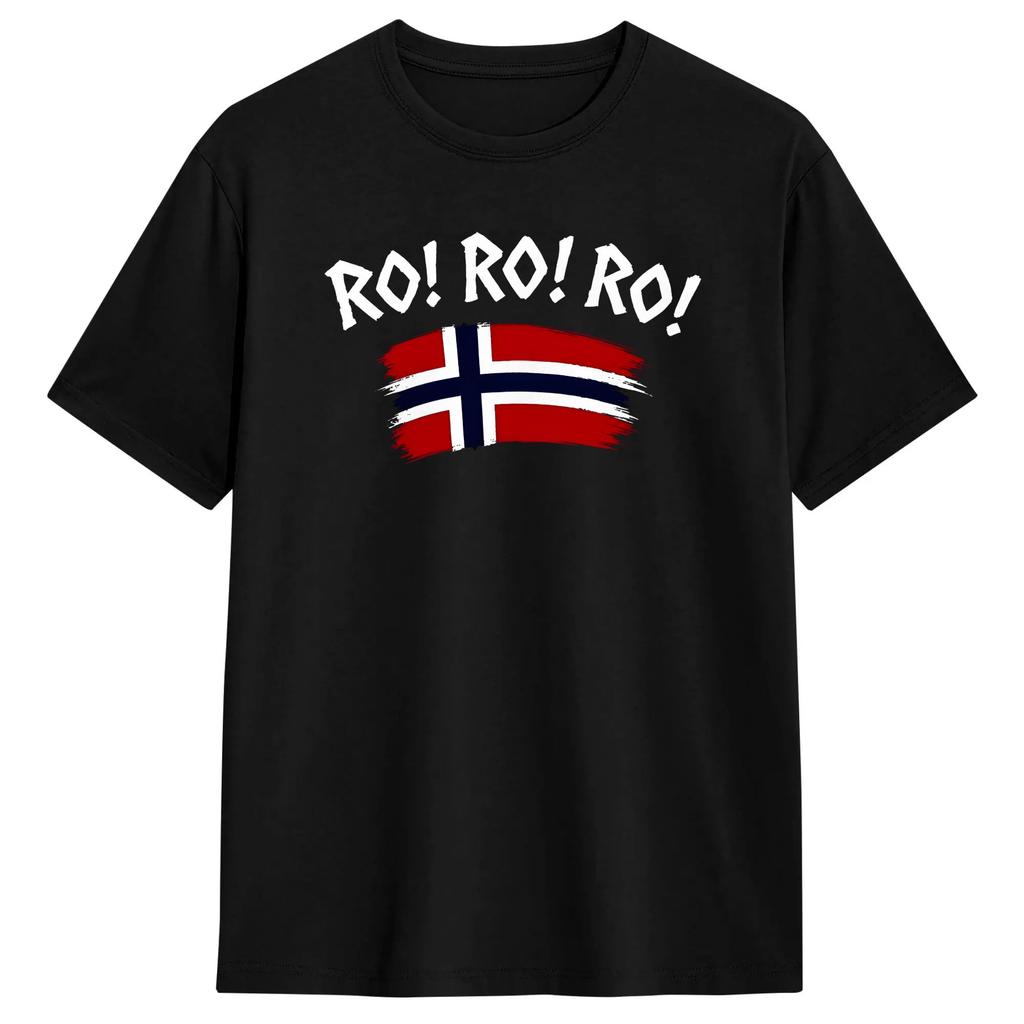 Unique Norge Flag Norway TShirts Unisex Round Neck 100 Cotton T Shirts Short Sleeve Tees Plus Size Clothing