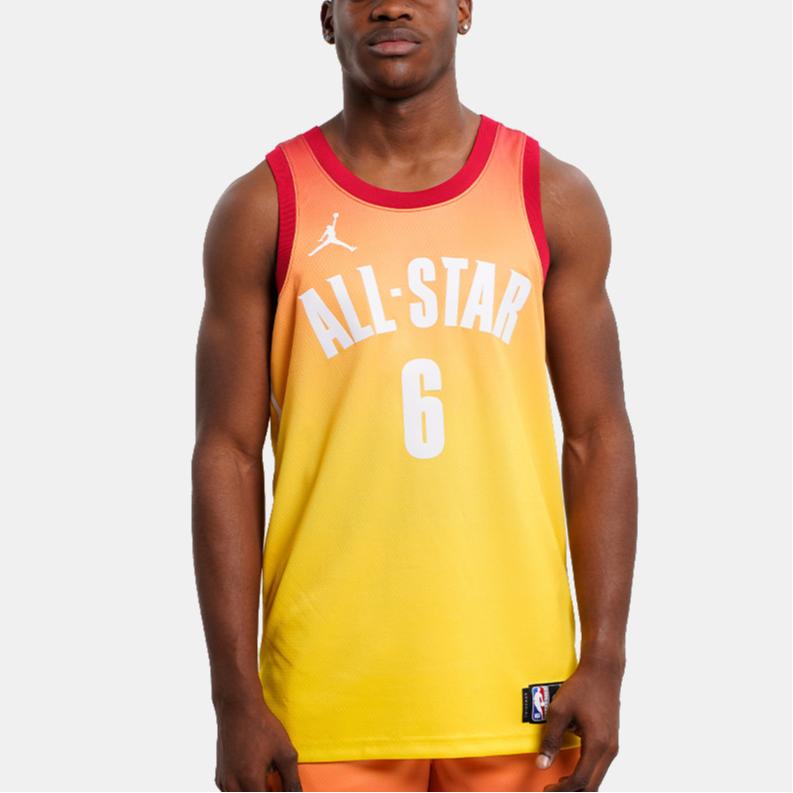 Jordan Basketball Jerseys Men's Orange Moderate Straight Fit DX6330-611