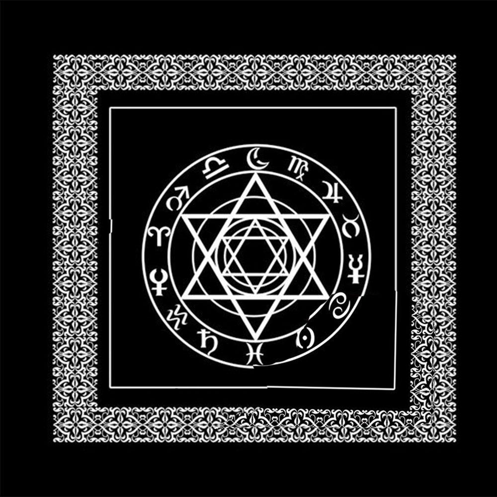 Подвеска-кристалл в форме шестиугольной призмы, набор таро-скатертей для прямых эфиров в TikTok и Xiaohongshu