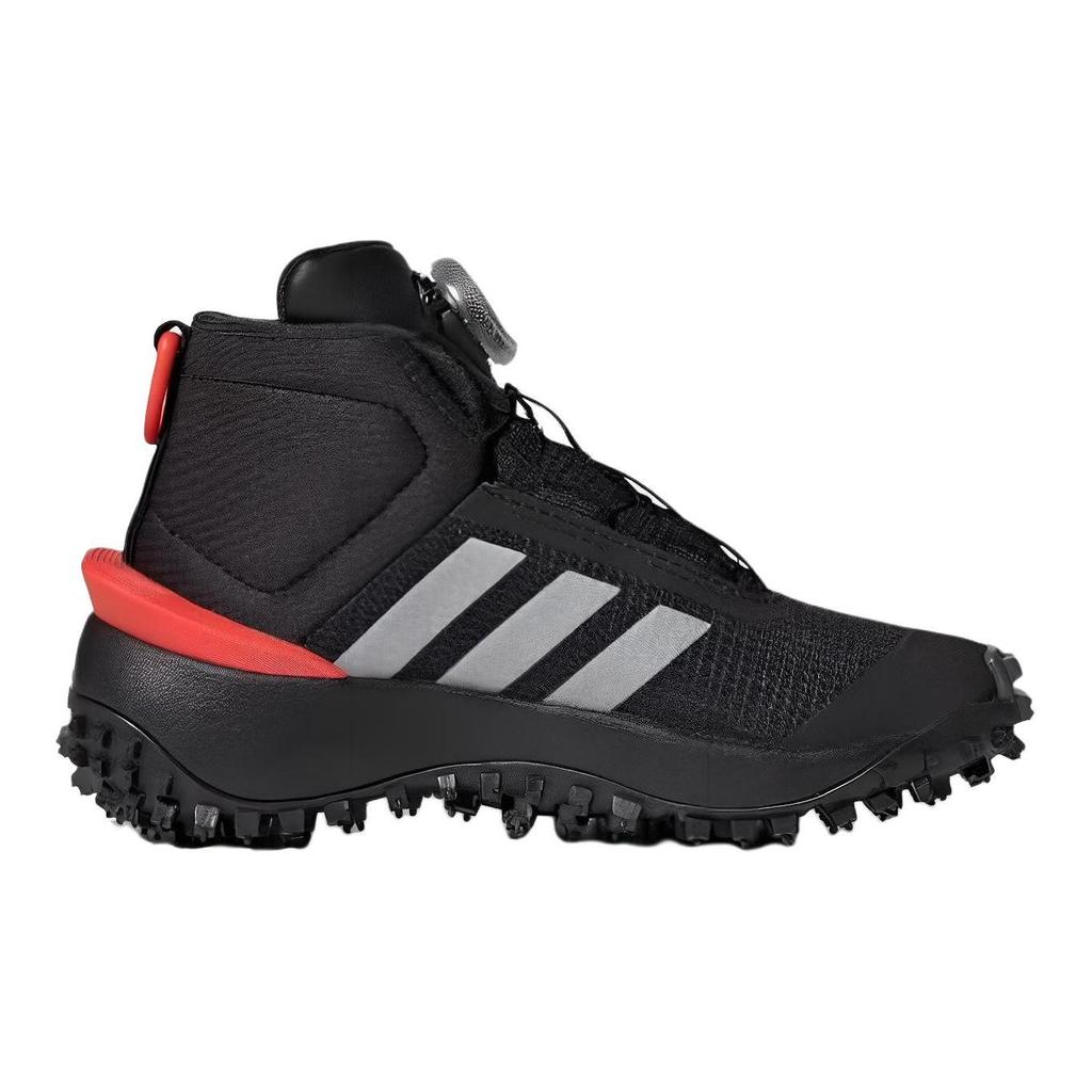 adidas Fortatrail Porta Trail Скользкие Устойчивые к истиранию Средняя высота Детские Беговые кроссовки Черные Детские IG7262