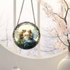 Fairy Elf Windows Hangings Suncatcher Acrylic Stained Suncatchers Ornament Stained Panel Sun Catcher Decoration