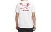 Nike T Shirts Men's Sail White Crew Neck Moderate Straight Fit CT6874-133