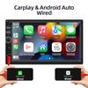 HIPPBQCC Carplay Android Auto 7" автомобильный радиоприемник 2 Din сенсорный экран Mirror Link стерео приемник аудио мультимедиа плеер с FM USB TF