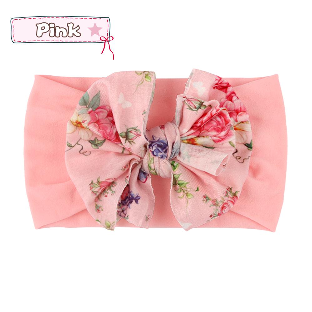 Fashion Baby Print Bow,Baby Headband,Soft Nylon Childrens Hair Accessories,Multi-color,Optional
