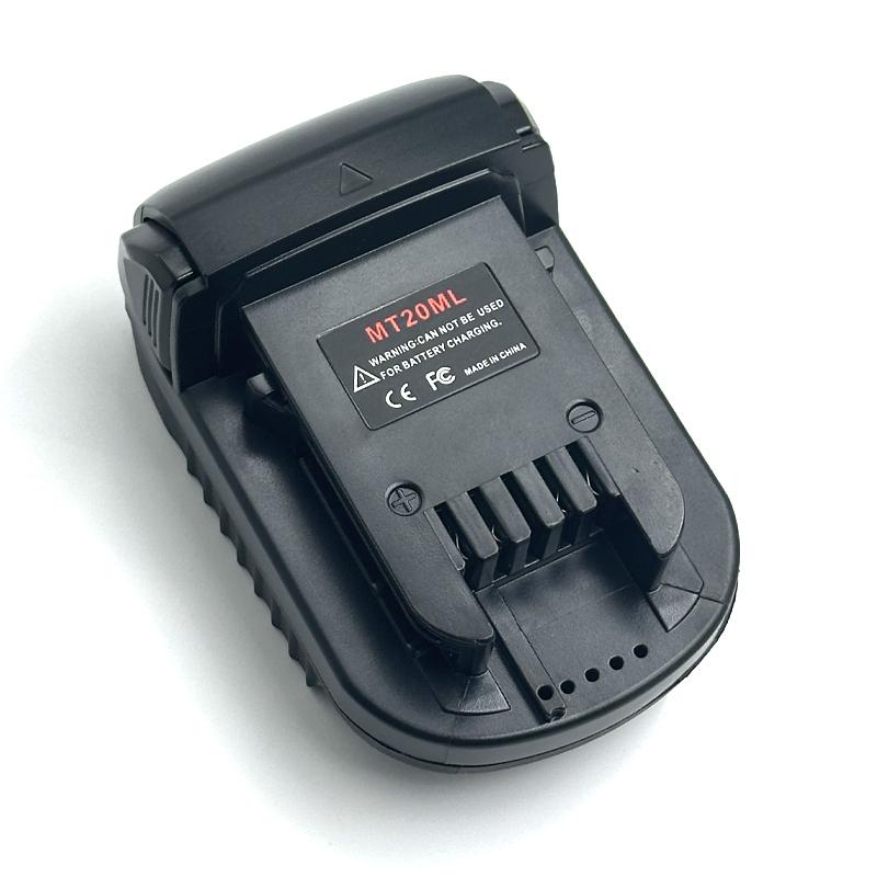 MT20ML Battery Adapter for Makita 18V Li-ion Battery BL1830 BL1860 BL1815 Convert To for Milwaukee 18V Lithium Battery