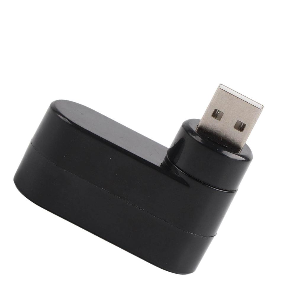 USB Hubs Ports USB 2.0 Mini Rotate Splitter Adapter Hub for PC Notebook Laptop Black