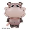 Cartoon Animal Foil Balloons Squirrel Ballon Fox Globos Air Balloon Birthday Party Decorations Kids Elephant Inflatable Toys